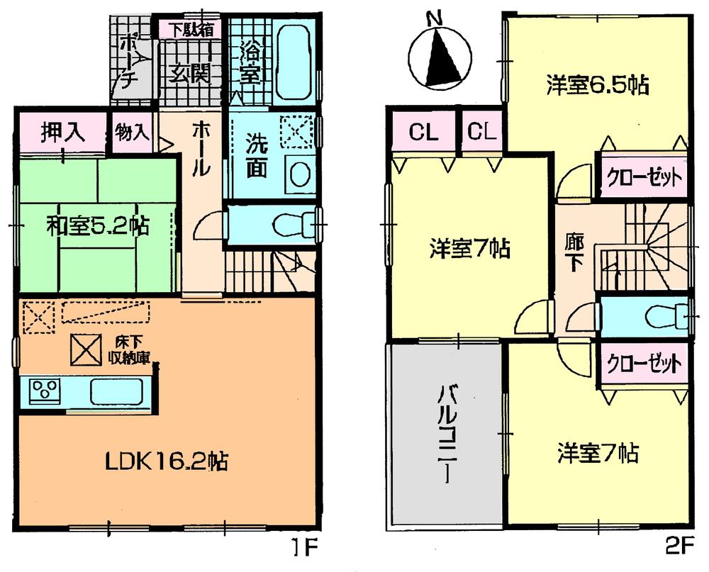 Floor plan. 36,300,000 yen, 4LDK, Land area 138.99 sq m , Building area 98.82 sq m