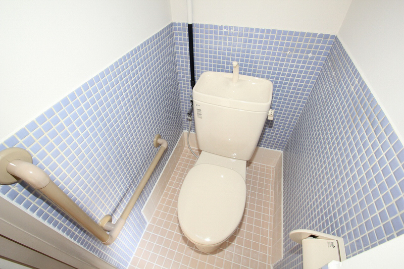 Toilet. Simple restroom