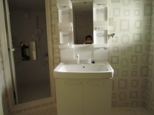 Washroom. Shampoo dresser