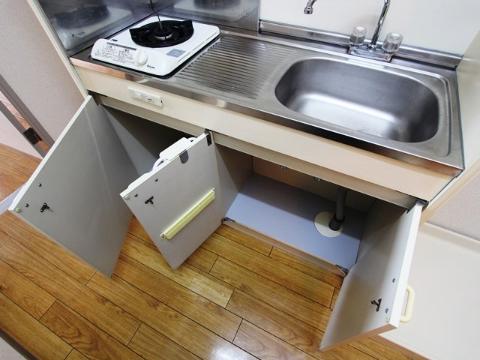 Other room space. Kitchen storage