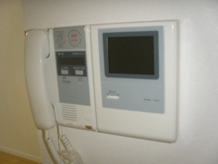 Security. Monitor with intercom