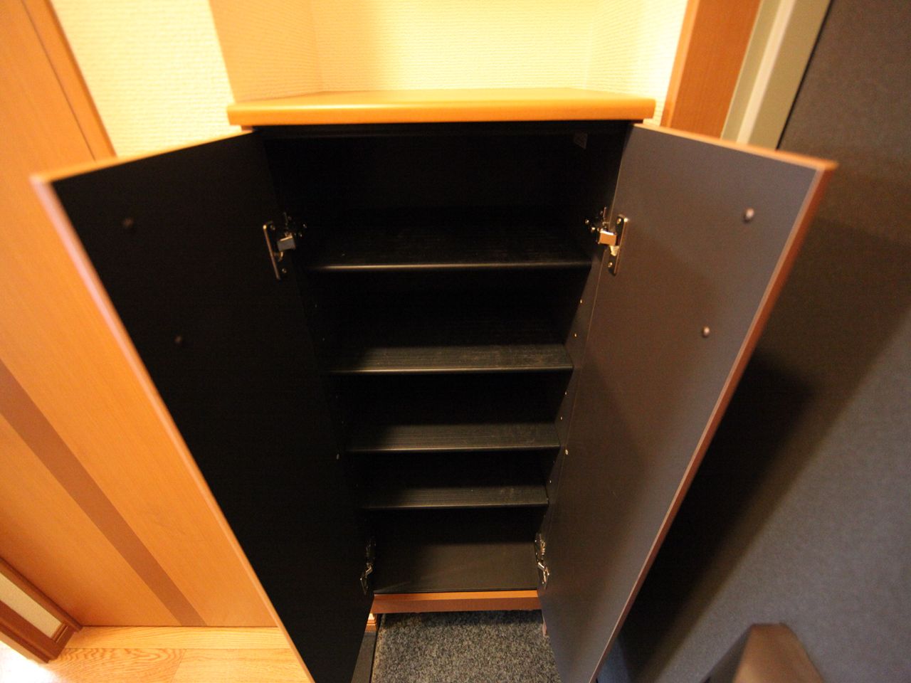 Entrance. Entrance Shoe box Storage rich have