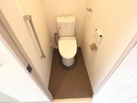 Other room space. Shower toilet