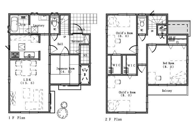 Building plan example (floor plan). Building plan example (No. 2 locations) Building area 104.34 sq m