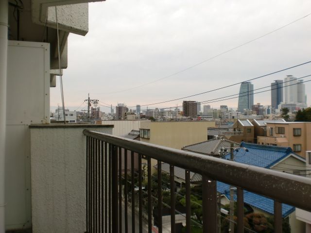 Balcony. Scenery viewed from the veranda looks like