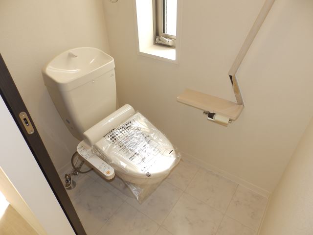 Toilet. Washlet is attached at the facility. 