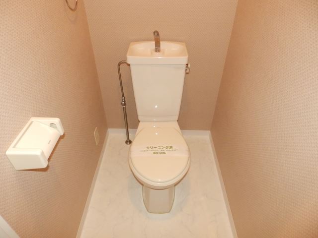 Toilet. It is a cross to settle.