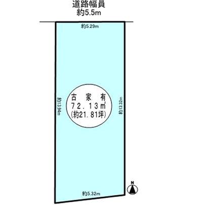 Compartment figure. Aichi Prefecture, Nakamura-ku, Nagoya, Futatsubashi-cho 3-chome