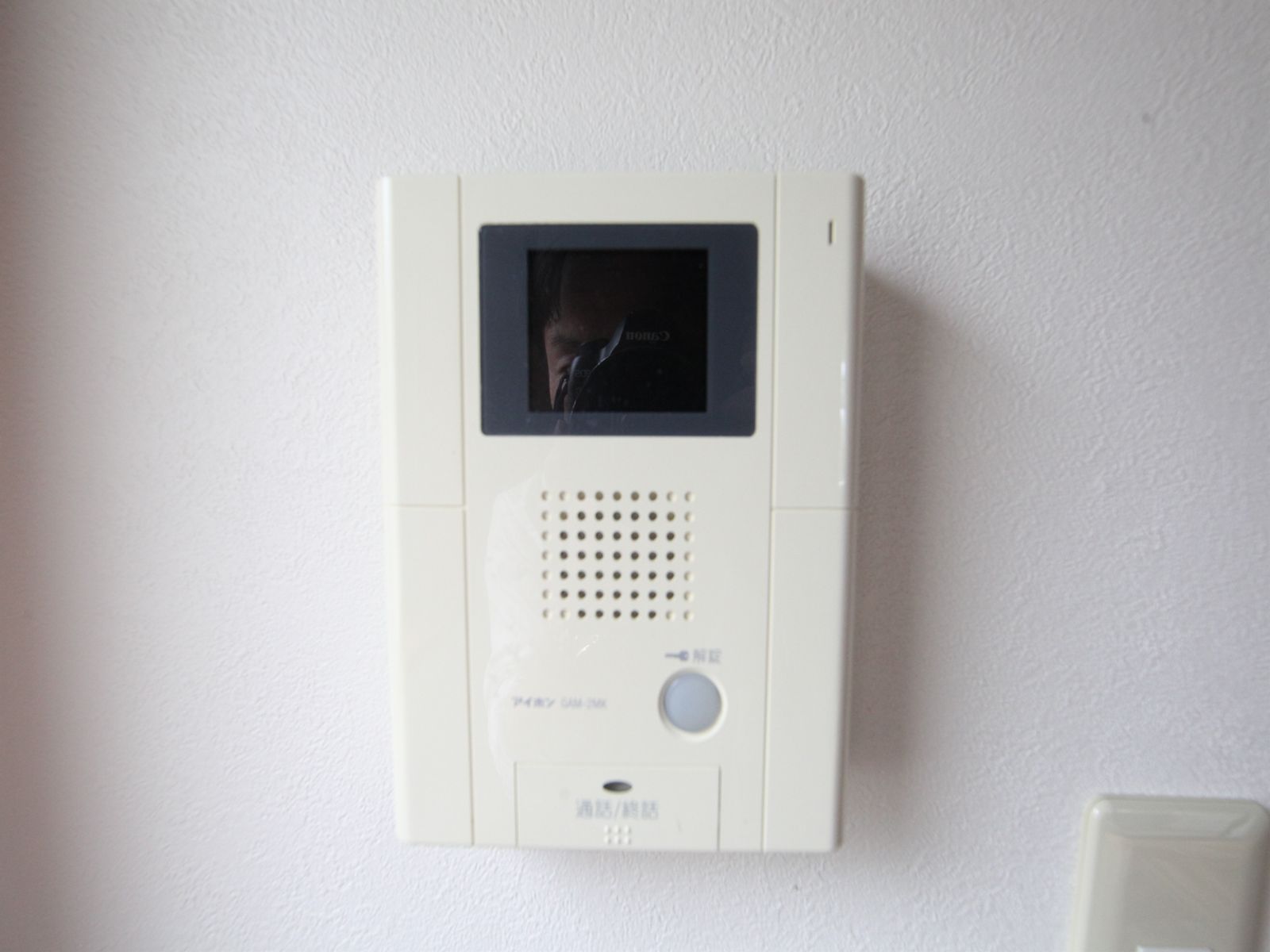 Security. Intercom with TV monitor