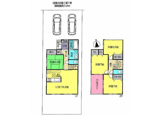 Floor plan. 36,300,000 yen, 4LDK, Land area 138.99 sq m , Building area 98.82 sq m floor plan