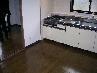 Kitchen. Gas stove can be installed