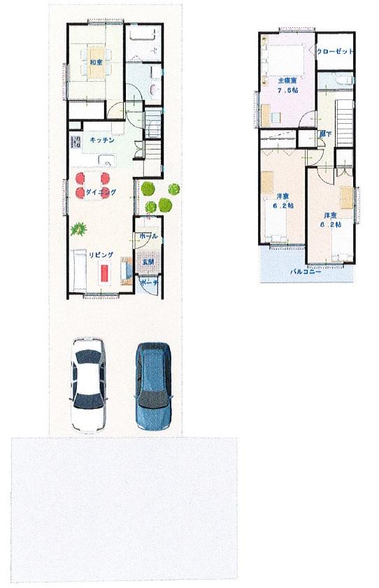 Floor plan. 38,800,000 yen, 4LDK, Land area 120.01 sq m , Building area 101.87 sq m