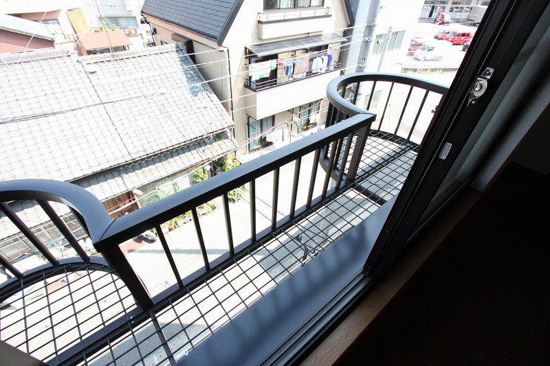 Balcony. Stylish balcony.