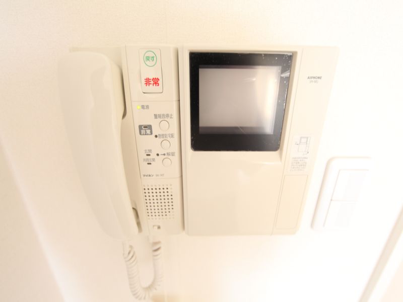 Security. Monitor with intercom