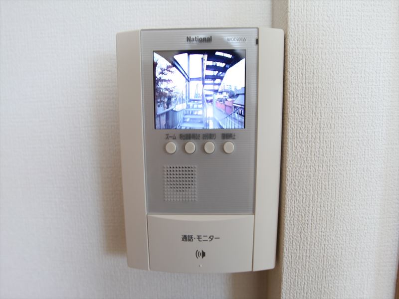 Security. Intercom with a camera