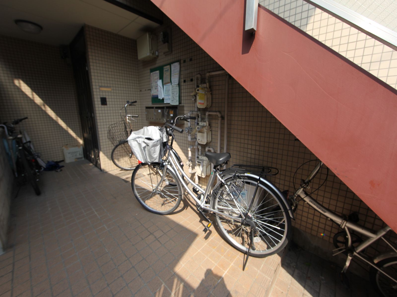 Other common areas. Bicycle parking space