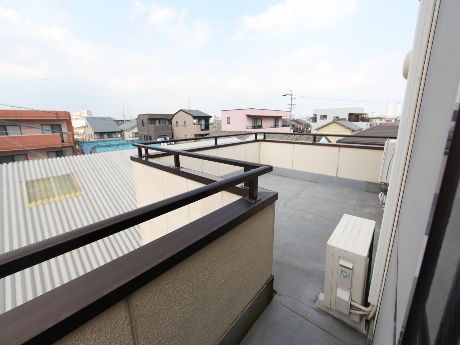 Balcony. roof balcony