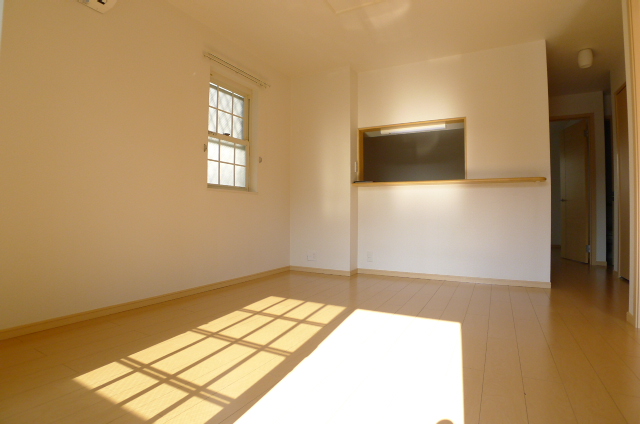 Living and room. Bright living room of the two-sided lighting