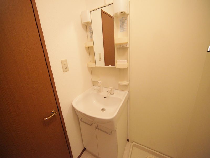 Washroom. Separate image Wash basin with shampoo dresser