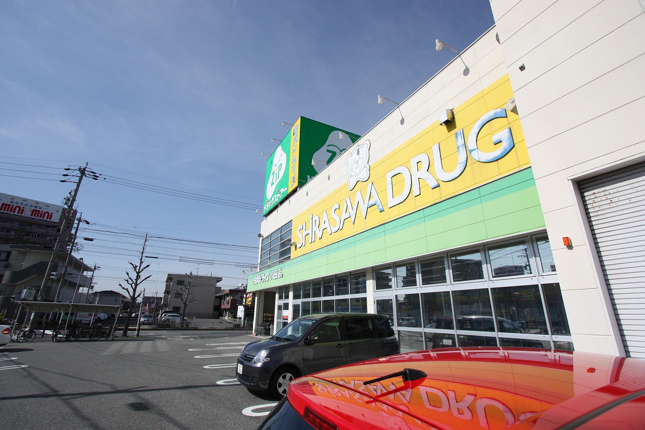 Dorakkusutoa. Zip drag Shirasawa Hatta shop 645m until (drugstore)