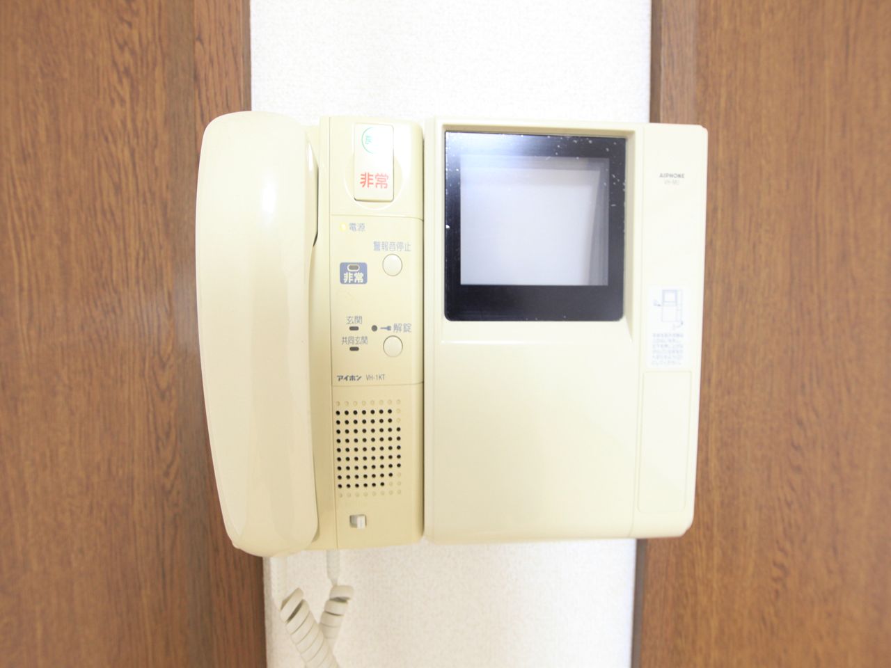 Security. Intercom with TV monitor