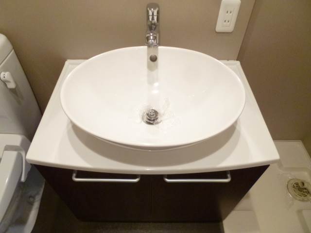 Washroom. Designer washbasin ☆ 