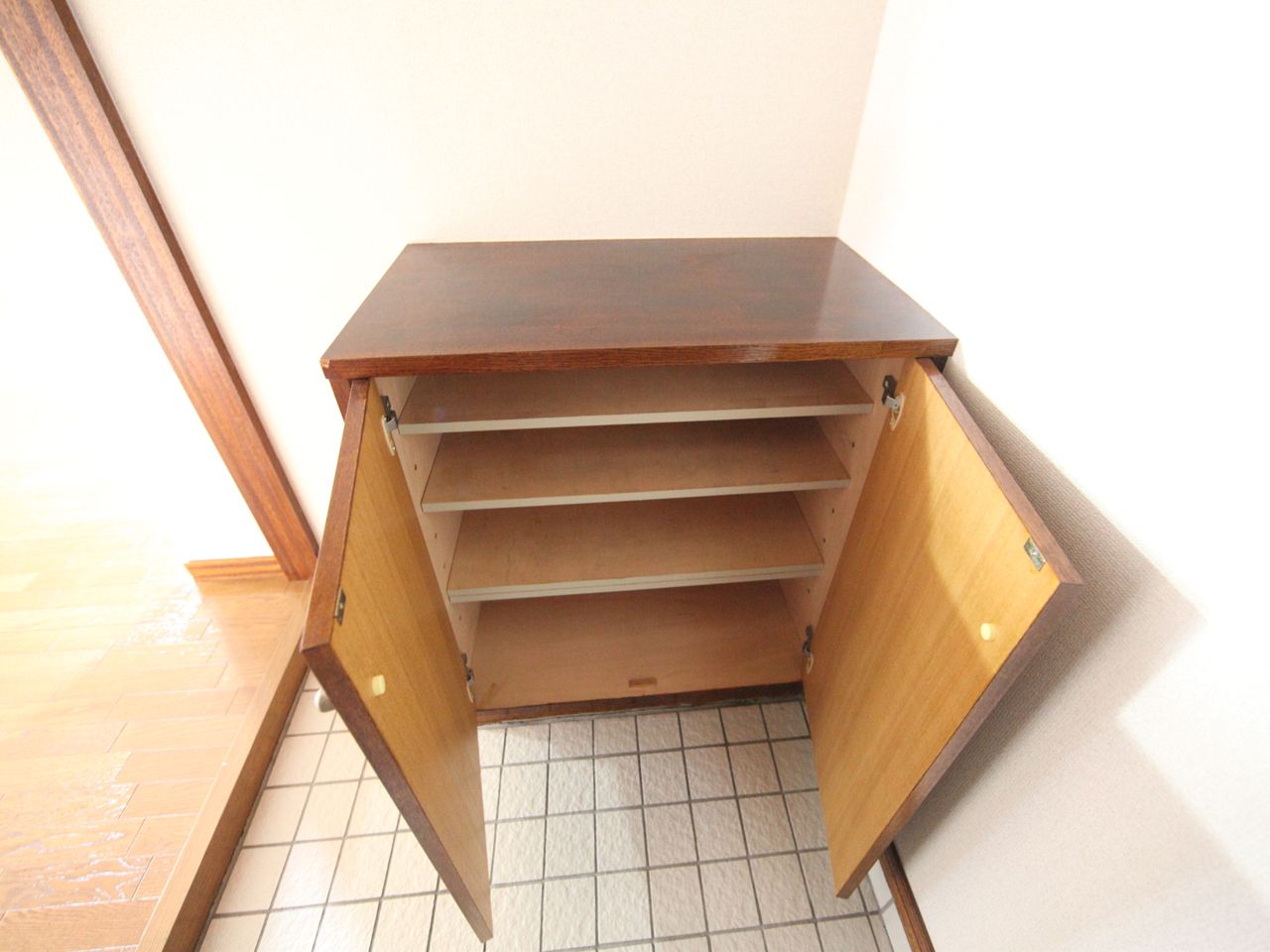 Entrance. Entrance Shoe box Storage rich have