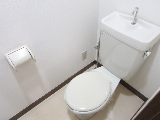 Toilet. It is separate.