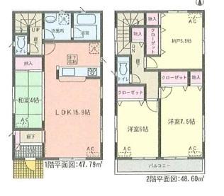 Floor plan. 31,900,000 yen, 4LDK, Land area 118.08 sq m , Building area 101.65 sq m