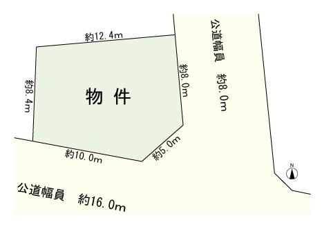 Compartment figure. Land price 19 million yen, Land area 126.45 sq m