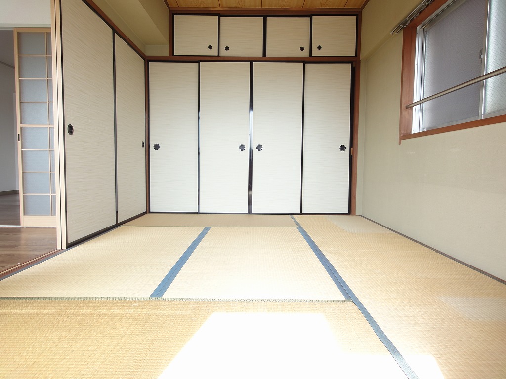 Living and room. Two-sided lighting Japanese-style room