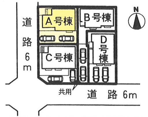 Compartment figure. 30,900,000 yen, 4LDK, Land area 120.04 sq m , Building area 98.35 sq m front road spacious! 