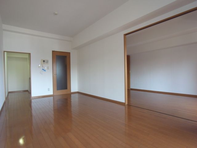 Living and room. Spacious 1LDK room.