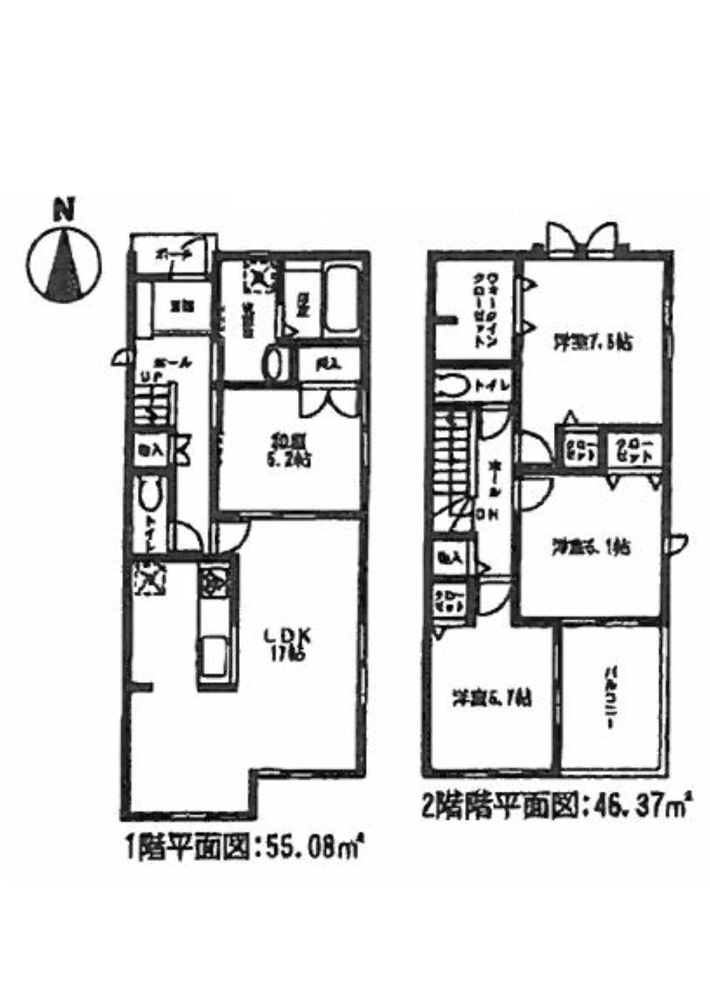 Floor plan. 30,800,000 yen, 4LDK, Land area 116.88 sq m , Building area 101.46 sq m