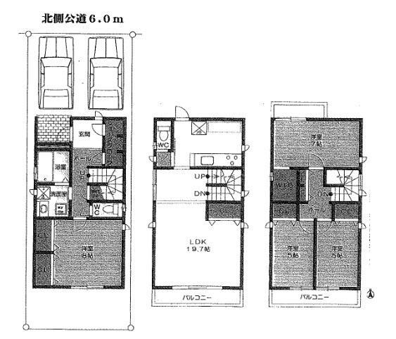 Floor plan. 39,300,000 yen, 4LDK, Land area 93.31 sq m , Building area 116.42 sq m