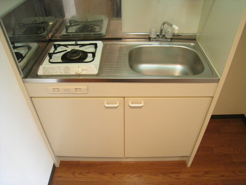 Kitchen. Gas stove Installed