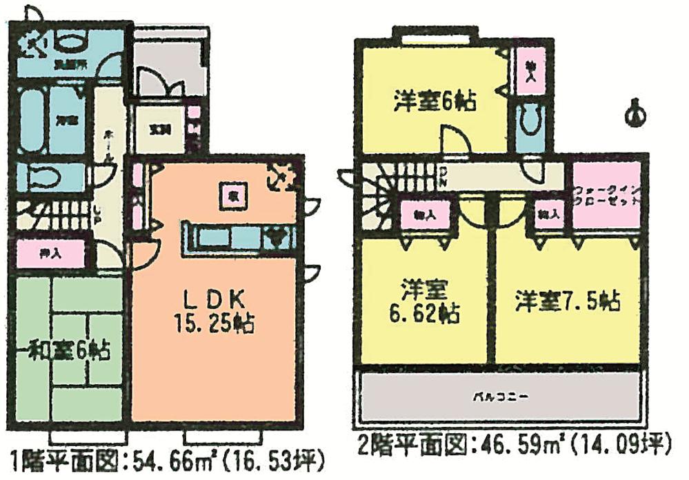 Floor plan. (A Building), Price 33,800,000 yen, 4LDK, Land area 114.79 sq m , Building area 101.25 sq m