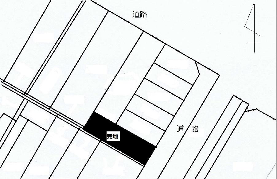Compartment figure. Land price 9.8 million yen, Land area 61 sq m