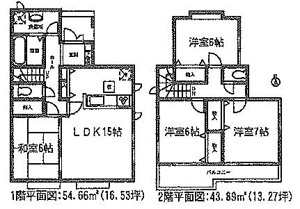 Floor plan. 30,800,000 yen, 4LDK, Land area 122.02 sq m , Building area 101.25 sq m