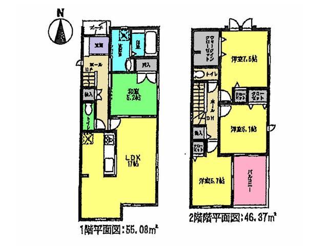 Floor plan. 30,800,000 yen, 4LDK, Land area 116.88 sq m , Building area 101.46 sq m floor plan