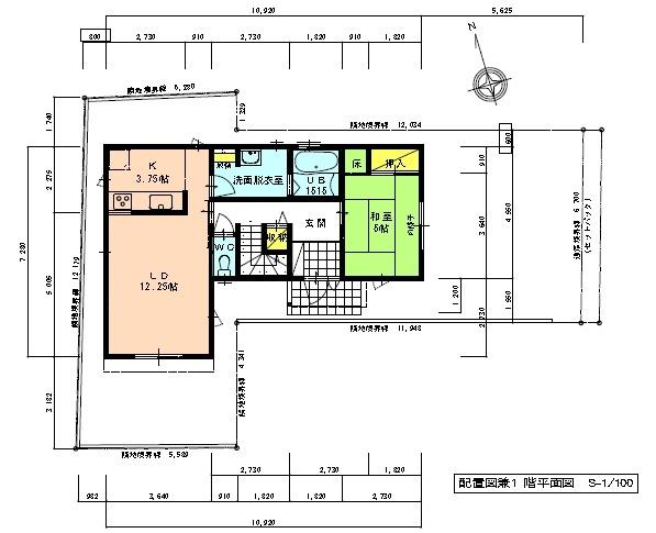 Floor plan. 29,800,000 yen, 4LDK + S (storeroom), Land area 146.97 sq m , Building area 107.65 sq m 1 floor plan view