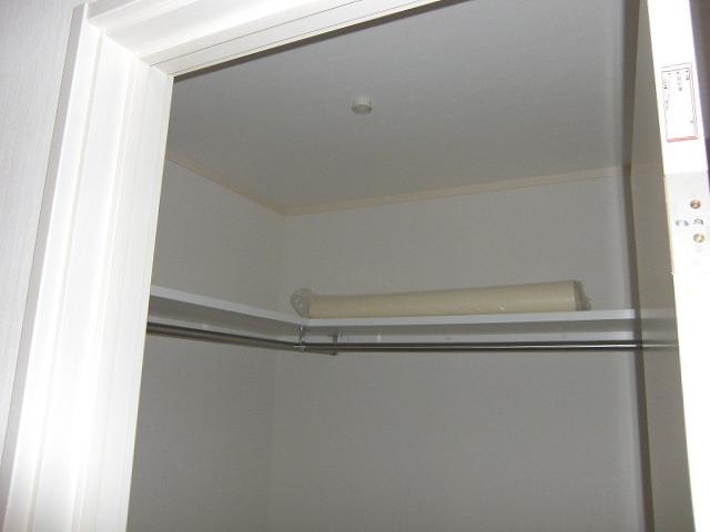 Receipt. Walk-in closet Hanger pipe, With shelf! Also plenty of storage memories along with the ones of the season! !