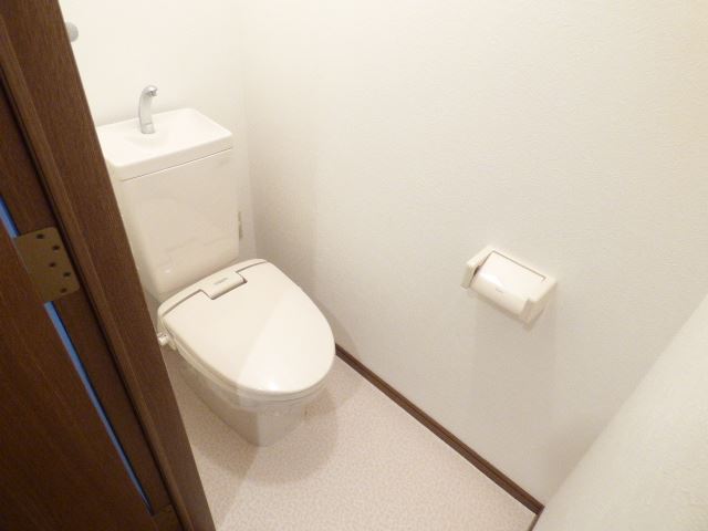 Toilet. Clean rest room