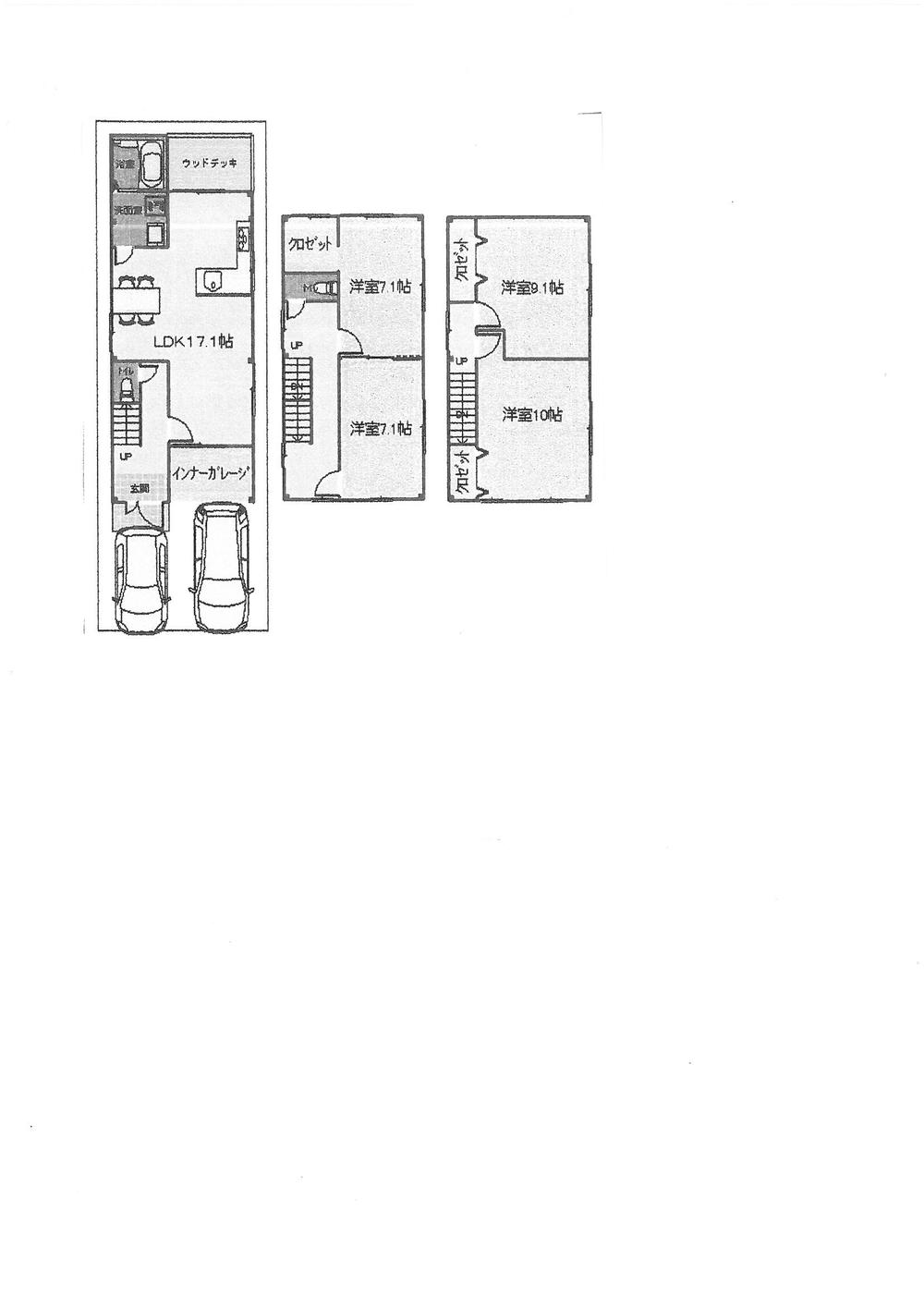Floor plan. 28,330,000 yen, 4LDK, Land area 95.9 sq m , Building area 132.22 sq m