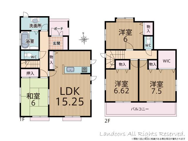 Floor plan. 33,800,000 yen, 4LDK, Land area 114.79 sq m , Building area 101.25 sq m floor plan