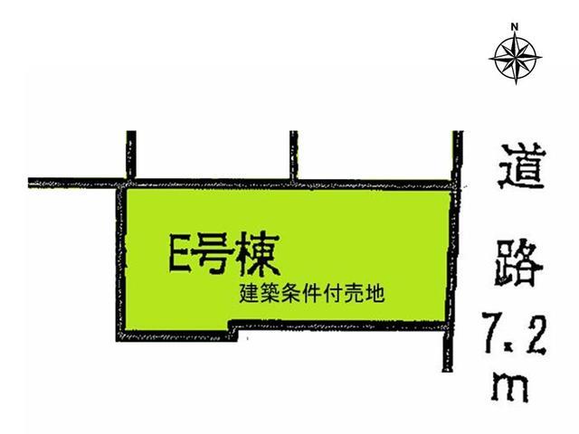 Compartment figure. Land price 25,430,000 yen, Land area 116.88 sq m compartment view