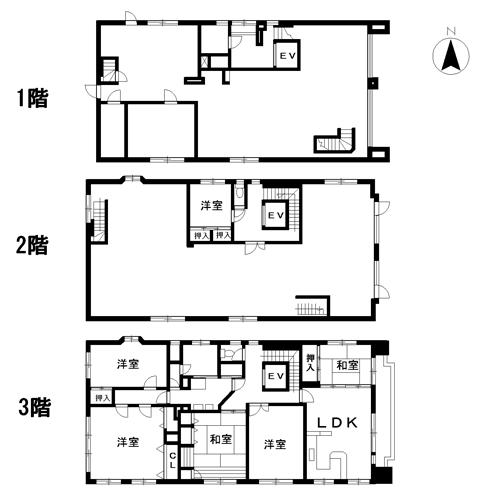 Floor plan. 65 million yen, 7LDK, Land area 343.47 sq m , Building area 583.96 sq m floor plan