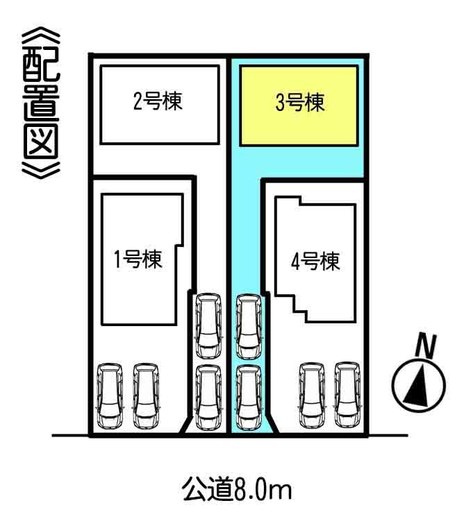 The entire compartment Figure. 2 car parking spaces