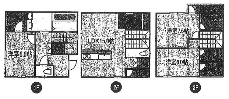 Floor plan. 28.8 million yen, 4LDK, Land area 69.24 sq m , Building area 94.4 sq m