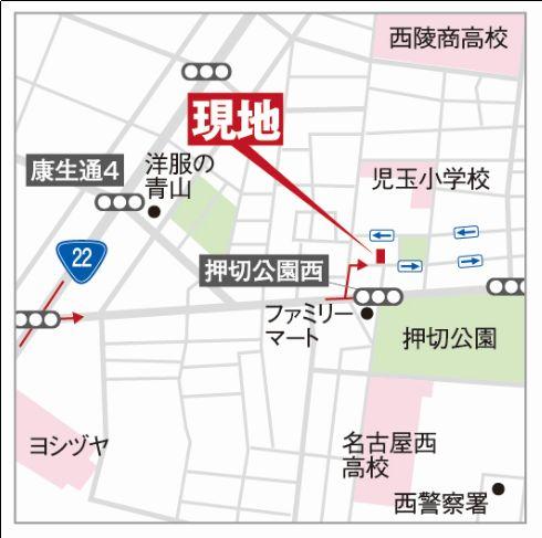 Local guide map. Detail view